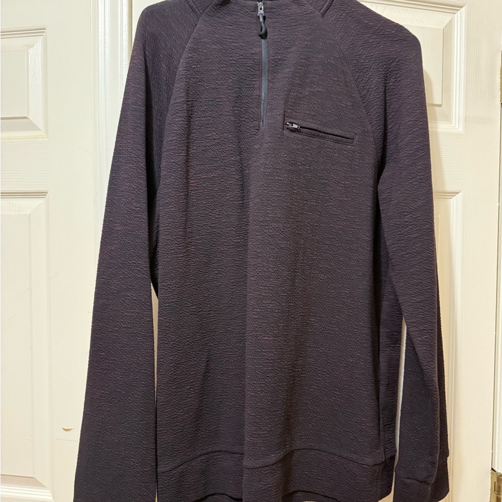 Marc Anthony Dark Gray Zip-Up Sweater
